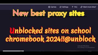 unblock all site on Chromebook [upl. by Omor]