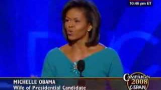 Michelle Obama Keynote Address at DNC [upl. by Lednar]