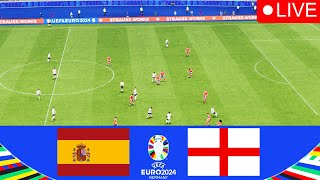 SPAIN vs ENGLAND 33 PENS 4 5 UEFA EURO 2024 Match and Goals FC 24 [upl. by Urson]