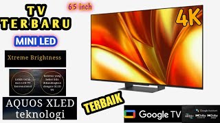 Review Tv Sharp 4TC65GU8500X Terbaik Xled google tv review sharp tv [upl. by Frazier566]