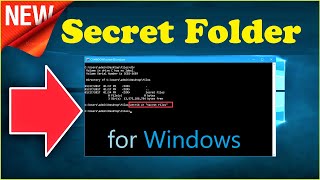 Lock Folder Windows 10 \ 8 \ 7  Smart way to Hide your Files and Folders [upl. by Vano]