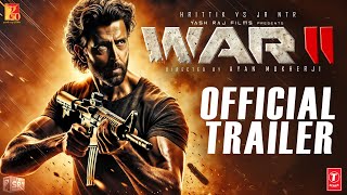 WAR 2 Official Trailer  Hrithik Roshan NTR Tiger Shroff  Aryan Mukherjee  YRF  Concept [upl. by Ylicic]