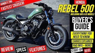 New Honda Rebel 500 Review Specs amp Features  Changes  The Best Cruiser Motorcycle for 6000 [upl. by Arykahs]