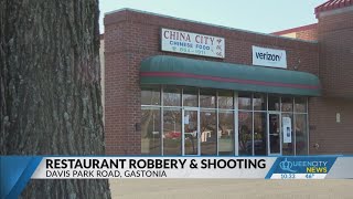 Gastonia restaurant owner shot during armed robbery Police [upl. by Nagoh]