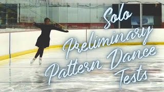 Preliminary Solo Pattern Dance Test  Adult Figure Skater  Dutch Waltz Canasta Tango Rhythm Blues [upl. by Ocirnor58]