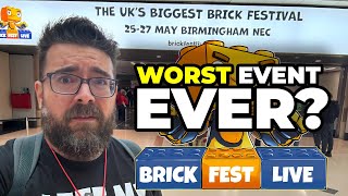 Brick Fest Live at NEC Birmingham Complete RipOff £40 for 15 Minutes [upl. by Snilloc]