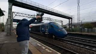 Avanti West Coast Class 807 Evero Storms Through Rugeley Trent Valley Station [upl. by Aisan215]