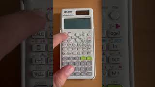 ¿Cómo reiniciar una calculadora científica CASIO fx115ES plus [upl. by Dunstan]