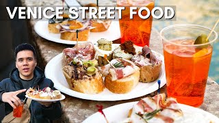 Venice STREET FOOD  Cicchetti Tramezzini  Doges Palace Tour [upl. by Galven]