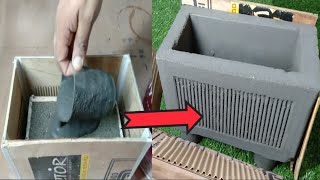 How to make flower pot  gamla banane ka aasan tarikaघर पर गमले बनाने का आसान तरीका [upl. by Hsur]