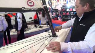 RYA Dinghy show 2015 Selden Youth to Adult Aero amp Feva [upl. by Enyak501]