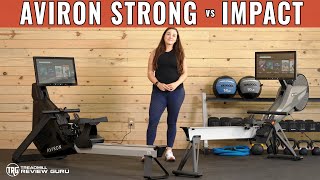 Aviron Strong vs Impact Rower Comparison  Best Gamified Rowers [upl. by Nivlag]