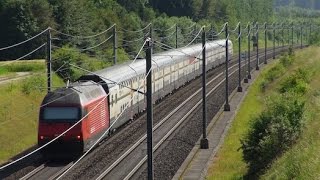 Mit dem IC2000 von Zürich nach Bern NBS SFS IC 2000 EGGER FILM [upl. by Cirone]