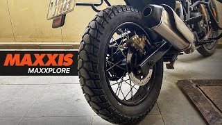 Trying Out New Tyres on My Himalayan  Maxxis Maxxplore [upl. by Whitman171]