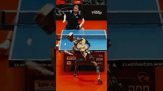 Robot Playing Table Tennis robot tabletennis world robotworld [upl. by Crowe]