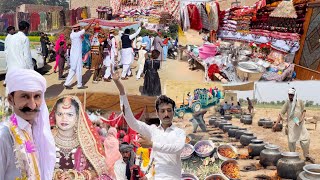 Cholistan Desert MarriagePakistan Village WeddingGaon ki shadi [upl. by Atiek]