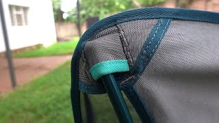 Decathlon Folding Camping Chair REVIEW [upl. by Nivrac129]