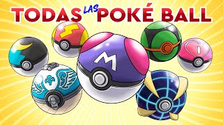 TODAS LAS POKÉ BALL EXPLICADAS [upl. by Drooff]