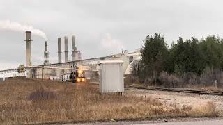 LSRC 4301 amp LSRC 301 in Alpena Mi on November 4th 2024 [upl. by Akilegna655]