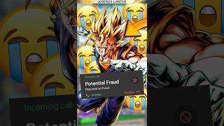 LF Fusing Super Vegito is a FRAUD 😭😭😭😭  dblegends dbl dragonballlegends dblshorts [upl. by Ladonna734]