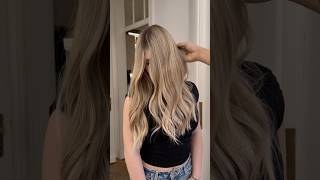 Chaste Blonde 👼🏼 AirTouch Highlights blonde airtouch hairtutorial fryzjerwarszawa hairtok [upl. by Aieka]