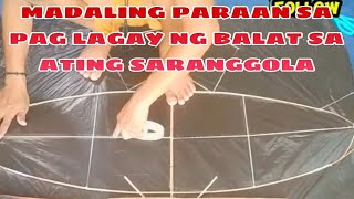 PAANO MAG LAGAY NG PLASTIC SA ATING SARANGGOLA PINAKAMADALING PARAANDIY inventor46 SARANGGOLA [upl. by Bascio691]