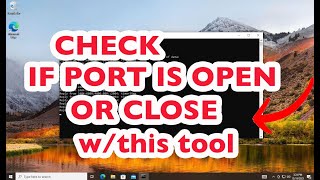 Check Open or Close port in windows PC [upl. by Eriuqs85]