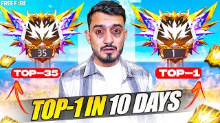 Playing 10 Days Continue For Region 35😲 To Region Top 1🥇BR Ranked  Hard Challenge Ep 8 Part 2 [upl. by Aennaej]