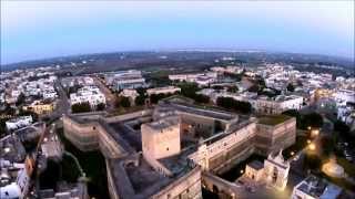 Il castello di Copertino visto con un drone [upl. by Naujet839]