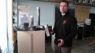 Unboxing and basic setup of a pellet stove Eco Spar Auriga 25kW [upl. by Goldenberg]