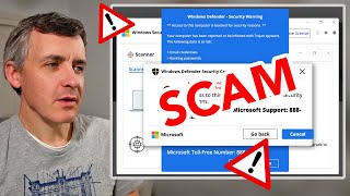 Windows Defender Security Center SCAM Exposed 2023 [upl. by Evanne]