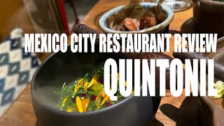 Restaurant review Quintonil [upl. by Boar886]