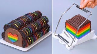 18 Satisfying Rainbow Dessert Tutorials For Everyone  Perfect Cake Decorating Recipe [upl. by Wickner]