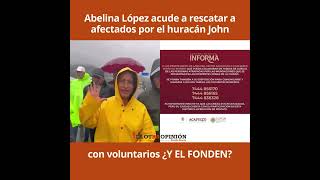 Abelina López pide ayuda a la ciudadanía en lugar de al Gobierno [upl. by Lerner794]