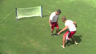 Soccer Wall Training and Free Kick Mannequin  Goal  Soccer Tennis Set [upl. by Ttennaj]