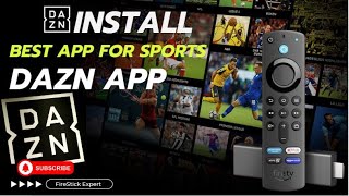 Install Best app for Sports on Firestick 2024 DAZN App [upl. by Reuven]