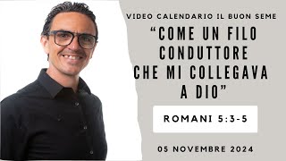 05 NOVEMBRE 2024 Calendario cristiano IL BUON SEME [upl. by Harutak]