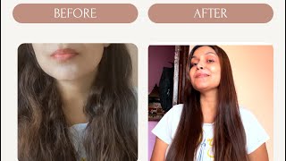 Botox Hair Treatment Full Details ✨  My Experience and After 1 month Review 🎀 singhtikahairbotox [upl. by Ahsa768]