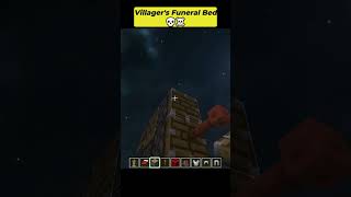 Villagers Funeral Bed shorts minecraft funeral funk [upl. by Latnahs]