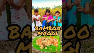 Bamboo maggi shortvideo viralvideo recipe cooking food maggi MaMeyerRannaghar1 [upl. by Pammy97]