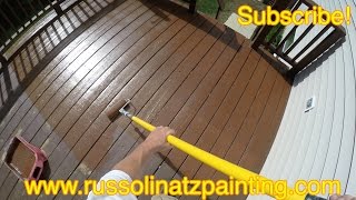 How to Clean amp Prep Deck for Paint Part 6 [upl. by Asehr449]