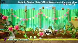 Yoshis Crafted World Spike the Piranha Boss Challenge [upl. by Ivonne767]