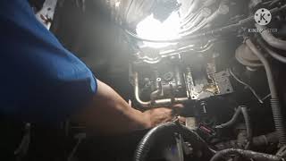 How to remove thermostat housing Ford Escape [upl. by Lek973]