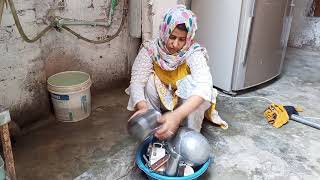 Traditional Charpai Cleaning  How to Wash a Charpai with Natural Methods  Rabia Simple Life [upl. by Xever]