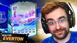 I FINALLY EVOd HIM FOR FUT CHAMPS FC24 RTG Evolution Everton episode 65 [upl. by Aticnemrac]