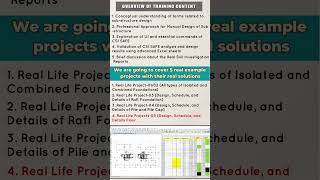 LIVE TRAINING  quotComplete SubStructure amp Floor Slab Design Using CSI SAFE  EXCEL  MANUALquot [upl. by Belier]