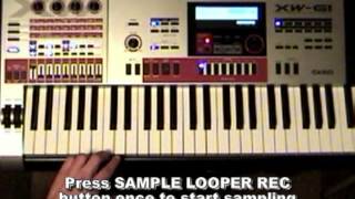 Tutorial XWG1 Sampling EDM Live Jam Performance [upl. by Anemix745]