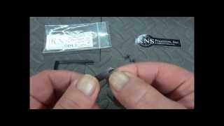 The Non Roatating Trigger and Hammer Pins From KNS Precision [upl. by Alberta]