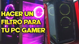 Hacer un FILTRO ANTIPOLVO para PC CASERO low cost [upl. by Kuebbing]