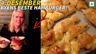 BYENS BESTE BURGER OG BAKER HORN Vlogmas 04 [upl. by Asfah]